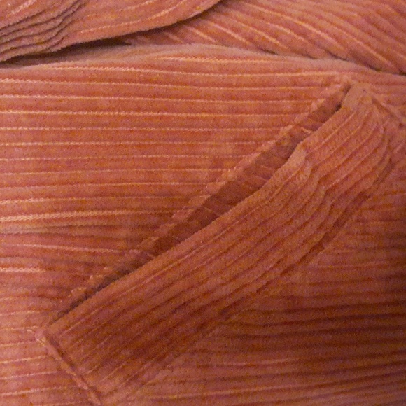 autumn rust colored corduroy jacket for fall. - Picture 5 of 7